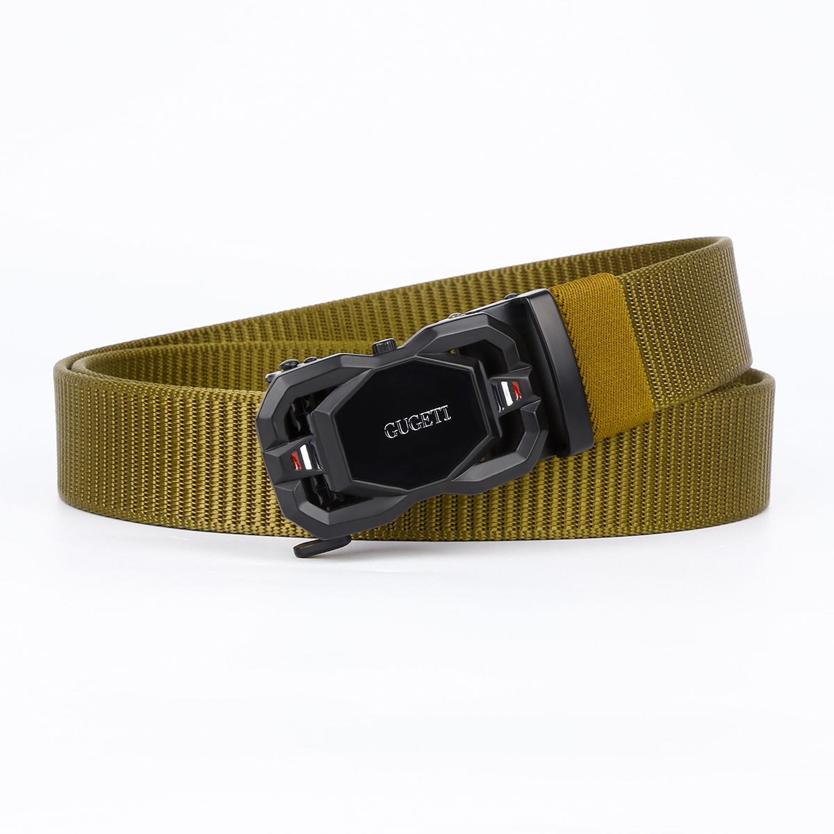 Men's Belt  Automatic buckle tank belt canvas  fabric belt 3.4cm
